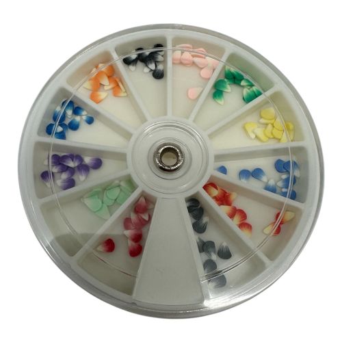 Nail Art Rondell Fimo - verschiedene Blüten